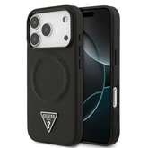 Guess, MagSafe PU Leather Case with Triangle Logo, iPhone 17 Pro Max